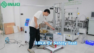 EV 커넥터가 0.535kg의 강철 공 충격을 받으면 어떻게 되나요?