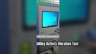 IEC 62660 진동 테스트 기계 - 300kg 사인력 배터리 진동 테스터 | 2~2500Hz