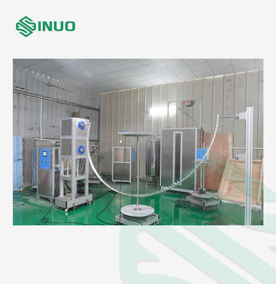 좋은 가격 자동 IPX3 IPX4 방수 테스트 장치, Φ0.4mm 바늘 구멍과 IEC 60529 준수에 대한 0.07 L/min 물 흐름 온라인으로