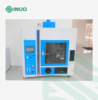 좋은 가격 IEC60695 UL94 표준을 준수하는 수평 수직 화염 시험 챔버 PLC 및 터치 스크린 제어 및 50W 500W 듀얼 전원 기능 온라인으로