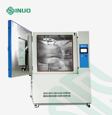 좋은 가격 IEC60529 IPX9K 수류체 시험실,EV 자동차 부품용 80-100bar 80°C PLC 제어 검사기 온라인